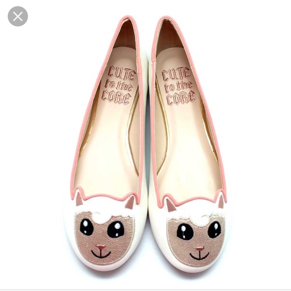 Cute to the Core Shoes - Sheep Flats NWOT